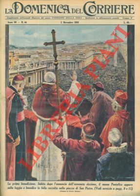 Subito dopo l'annuncio dell'avvenuta elezione, il Pontefice benedice la folla …