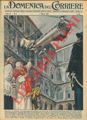 Il Papa ha asperso un elicottero con acqua lustrale.