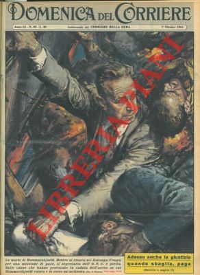 Mentre si recava nel Katanga, muore il segretario dell'ONU , …