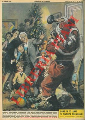 Fotoreporter va a casa di Charles Chaplin vestito da Babbo …