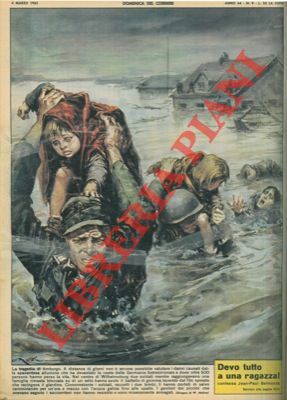 Spaventosa alluvione devastava le coste della Germania Settentrionale. A distanza …