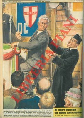 L'attore Gino Cervi, candidato indipendente nella lista DC, ha tenuto …