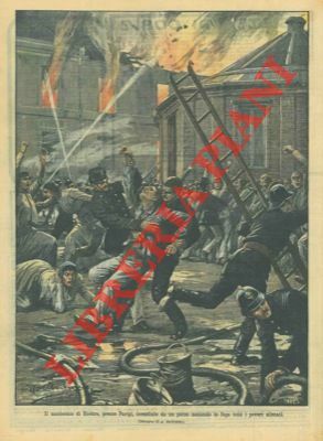 Incendio di un manicomio a Parigi.