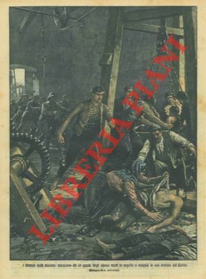 Estrazione di operai da un pozzo dopo uno scoppio in …