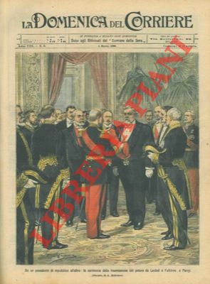 Cerimonia per il cambio del potere in Francia: Loubet passa …