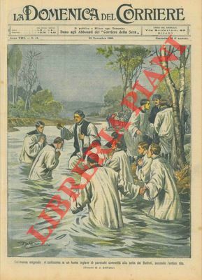 Battesimo in un fiume inglese di convertiti alla setta dei …