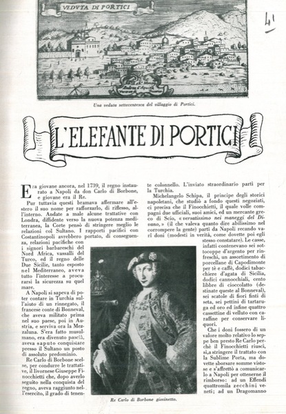 L'elefante di Portici.