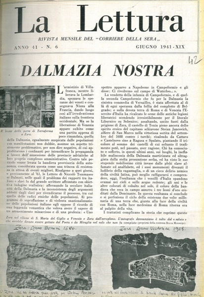 Dalmazia nostra.