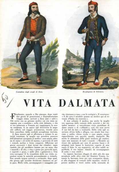 Vita dalmata d'altri tempi.