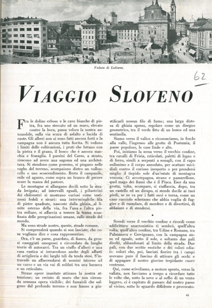Viaggio sloveno.