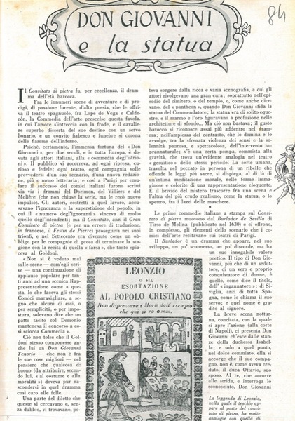 Don Giovanni e la statua.