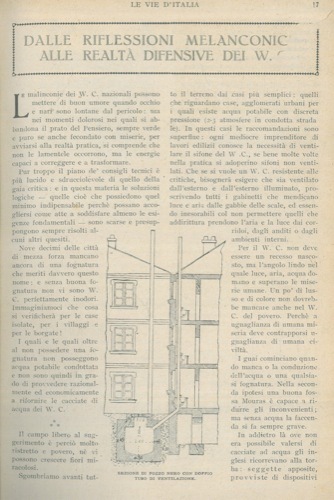 Dalle riflessioni melanconiche alle realtà difensive dei W.C.