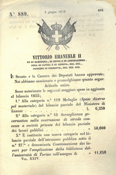 con cui si autorizzano spese straordinarie in aggiunta al bilancio …
