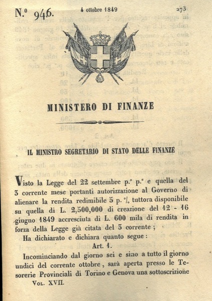 con cui si apre una sottoscrizione per l'acquisto di una …