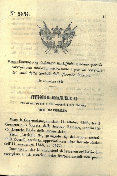 che istituisce un Ufficio speciale per la sorveglianza dell'amministrazione e …