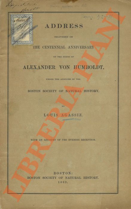 Address Delivered On the Centennial Anniversary of the Birth of …