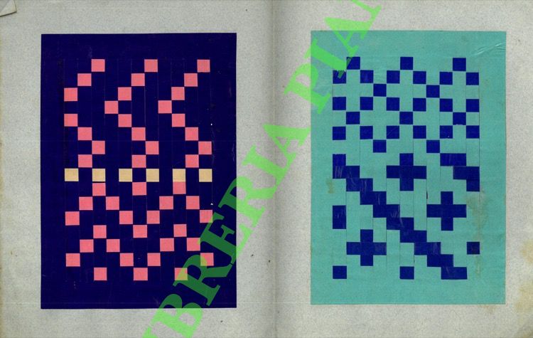 Album di lavoro manuale. scolastico. “Tessitura”.