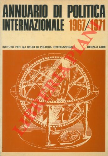 Annuario di politica internazionale. (1967-1971). Vol. 24.