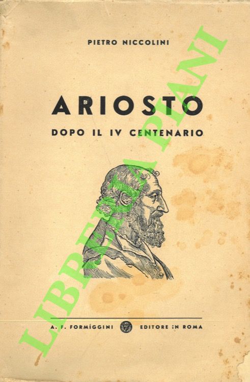 Ariosto dopo il IV centenario.