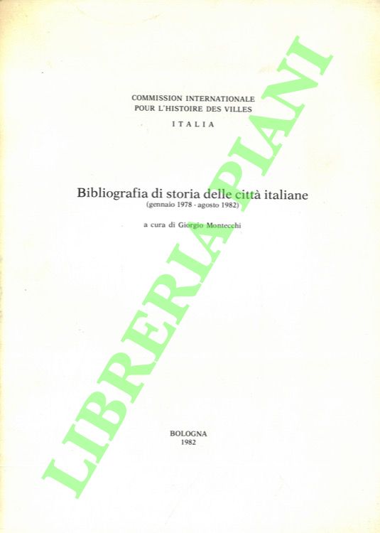 Bibliografia di storia delle città italiane.