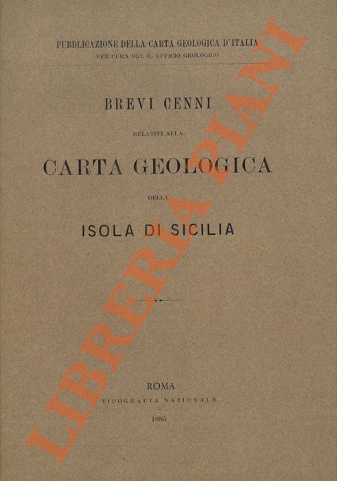 Brevi cenni relativi alla carta geologica della isola di Sicilia.