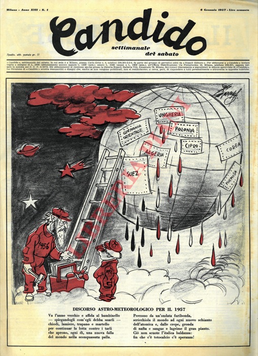 Candido. Settimanale del sabato. 1957.