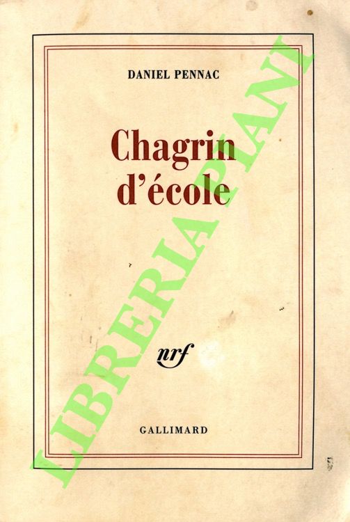 Chagrin d'école.