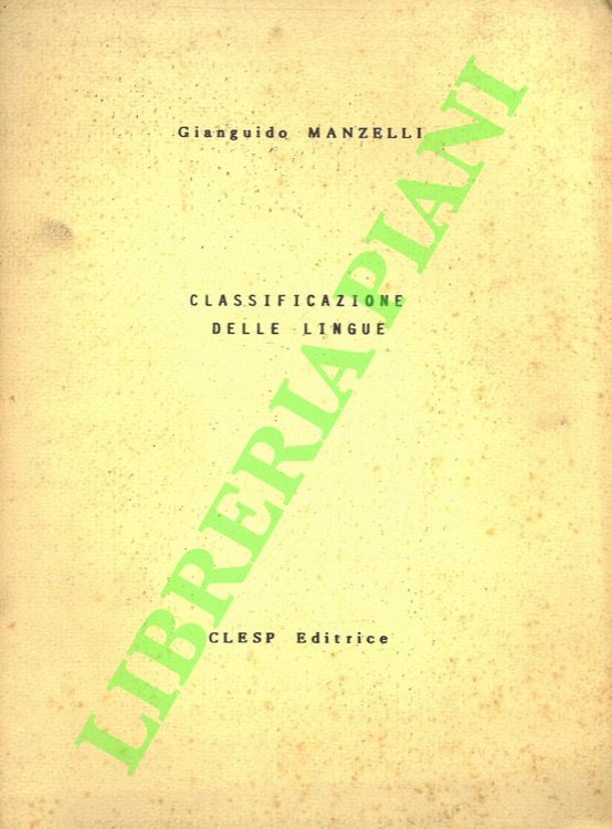 Classificazione delle lingue.