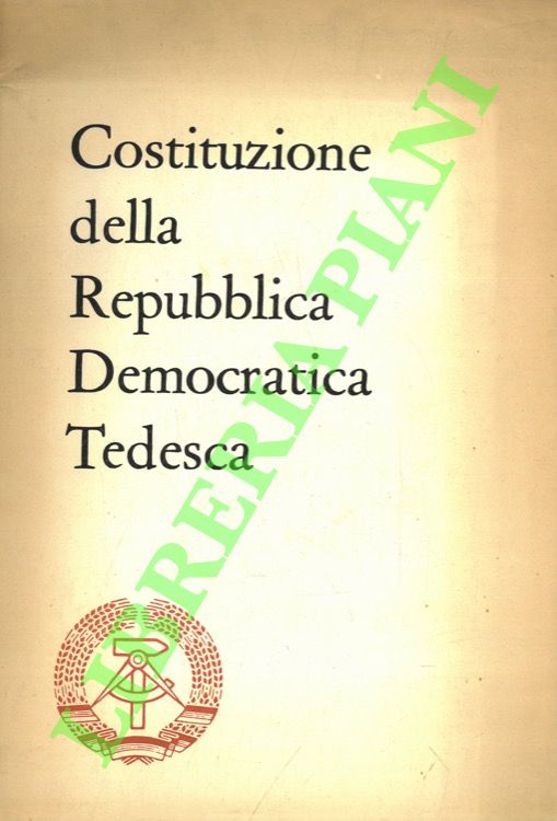 Costituzione della Repubblica Democratica Tedesca.