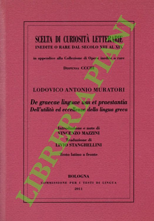 De graecae linguae usu et praestantia (Dell'utilità ed eccellenza della …