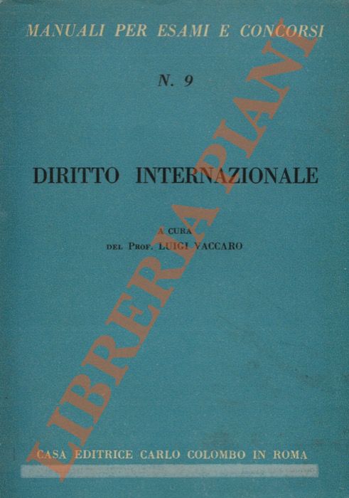 Diritto internazionale.
