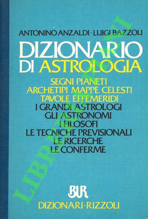 Dizionario di astrologia.