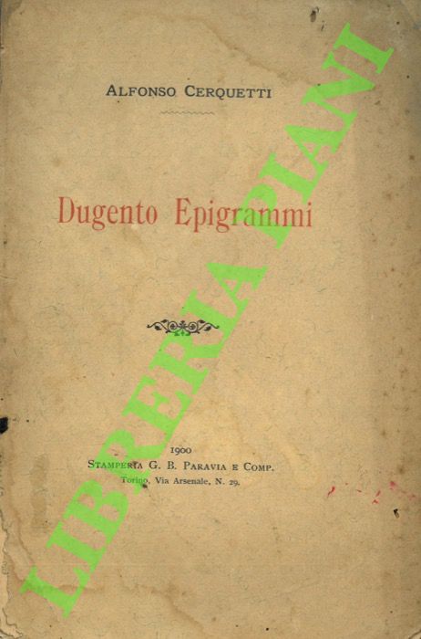 Dugento epigrammi.
