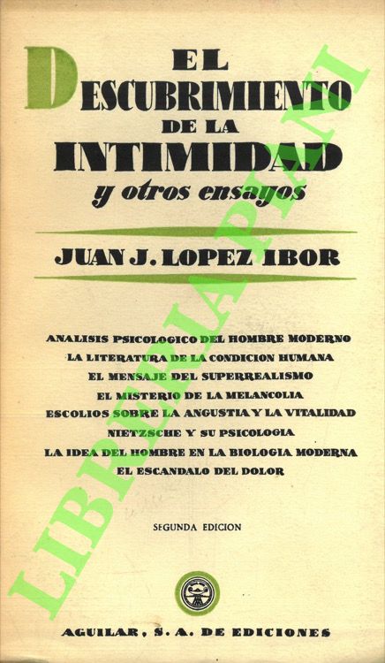 El descubrimiento de la intimidad y otros ensayos.