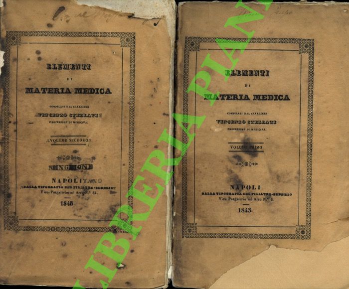 Elementi di materia medica.