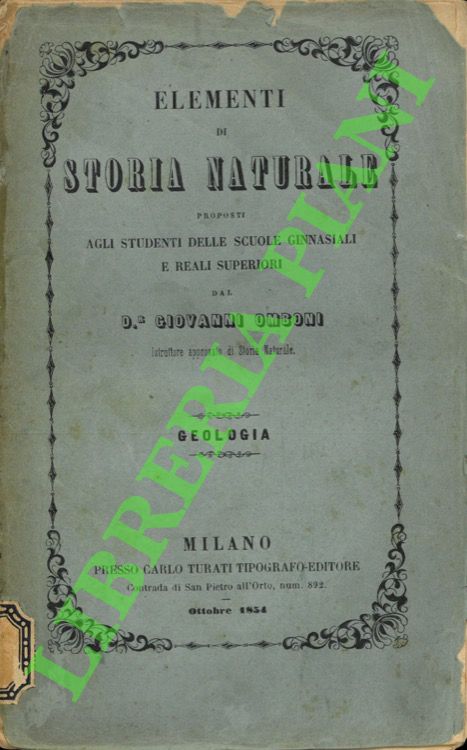 Elementi di storia naturale proposti agli studenti delle scuole ginnasiali …