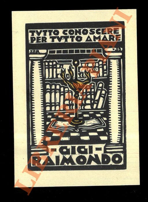 Ex libris Gigi Raimondo.
