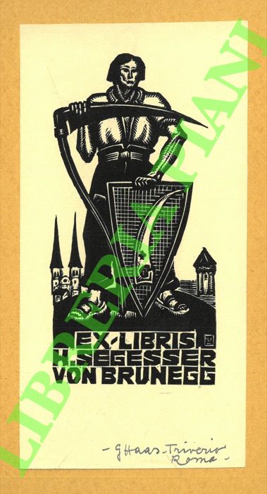 Ex libris H. Segesser Von Brunegg.