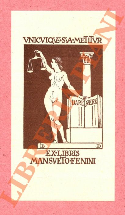 Ex libris Mansueto Fenini.