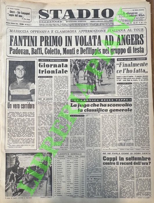 Fantini primo in volata ad Angers. Padovan, Baffi, Coletto, Monti …