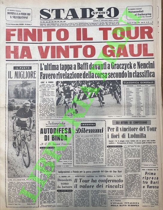 Finito il Tour ha vinto Gaul.