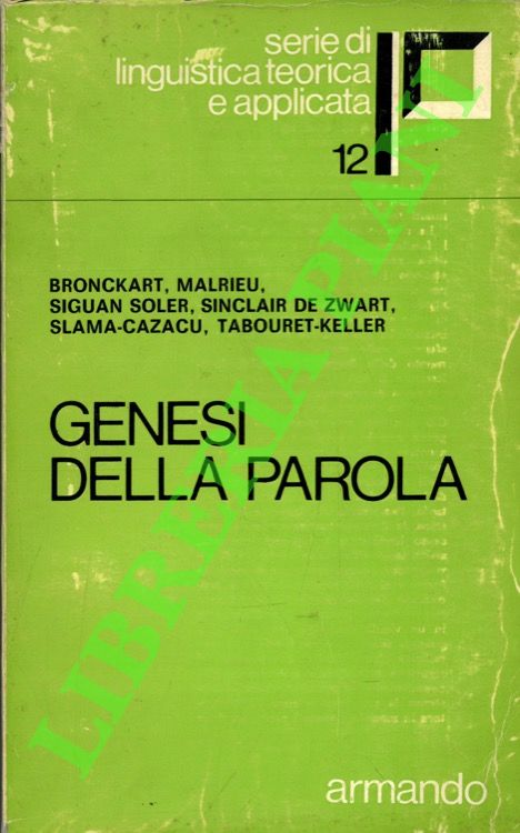 Genesi della parola.