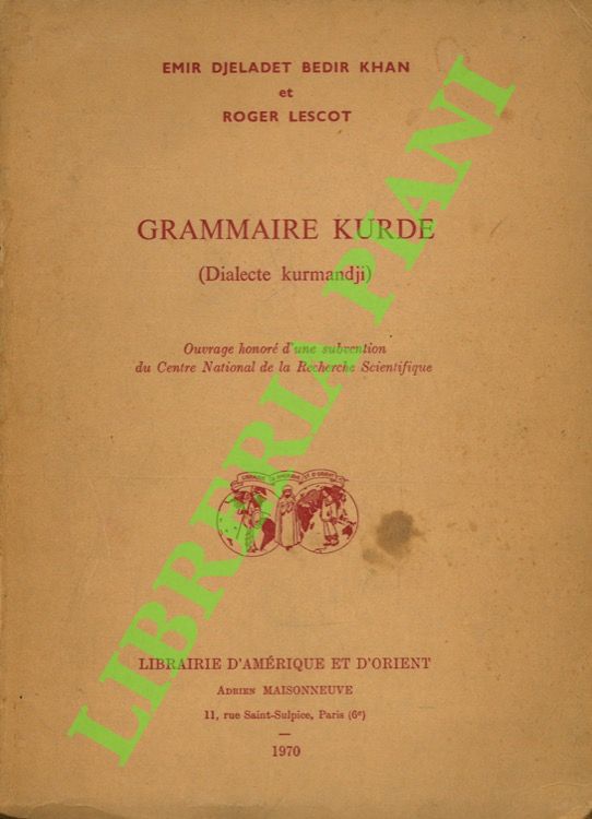 Grammaire Kurde (Dialecte kurmandji).