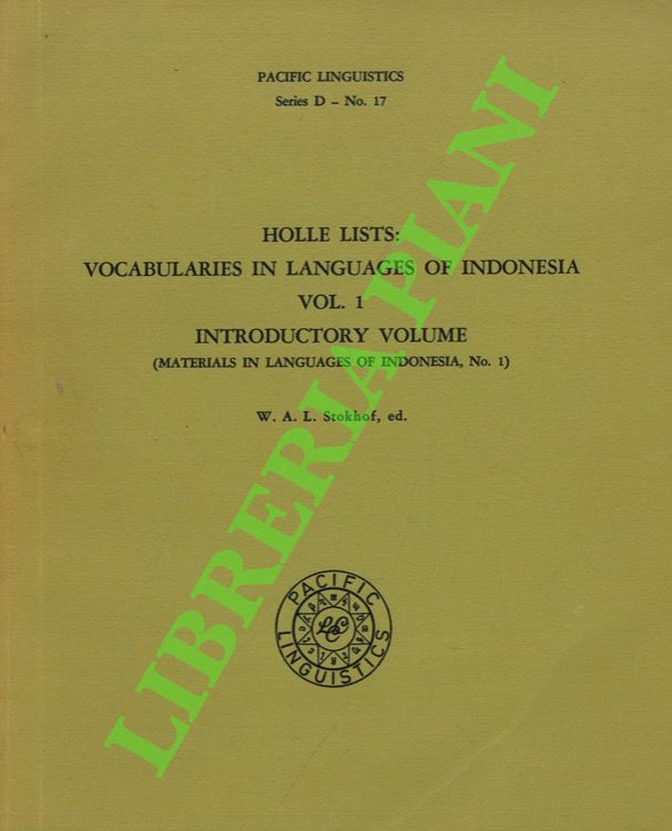 Holle lists: vocabularies in language of Indonesia. Vol. 1. Introductory …