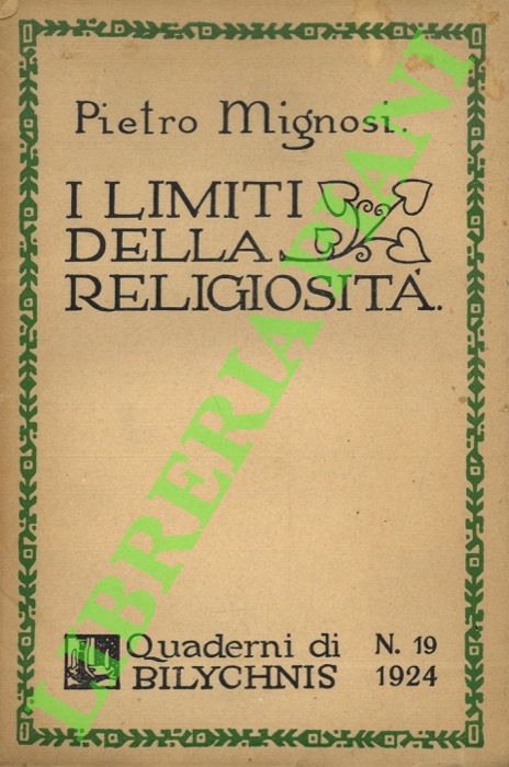 I limiti della religiosità.