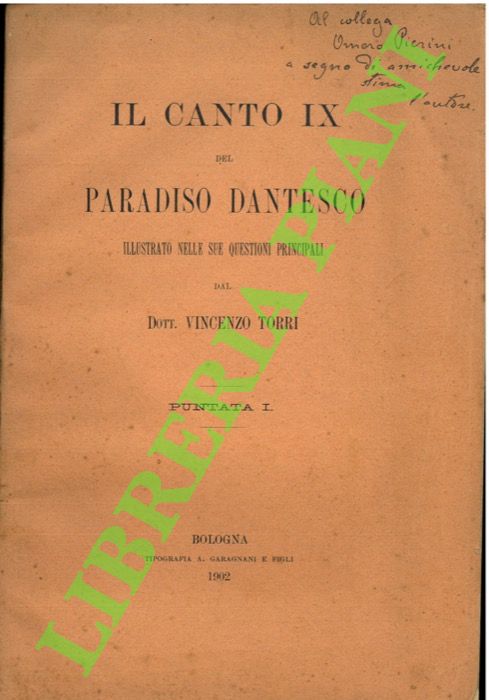 Il canto IX del Paradiso dantesco. Illustrato nelle sue questioni …