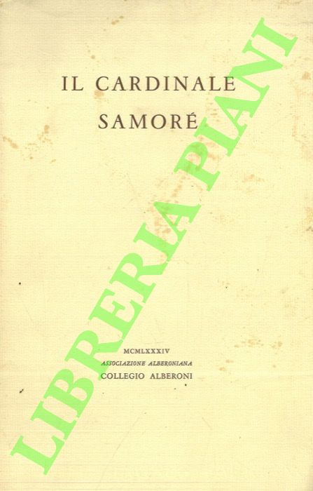 Il Cardinale Antonio Samoré.