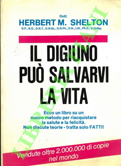Il digiuno può salvarvi la vita.