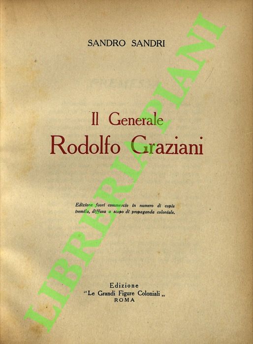 Il generale Rodolfo Graziani.