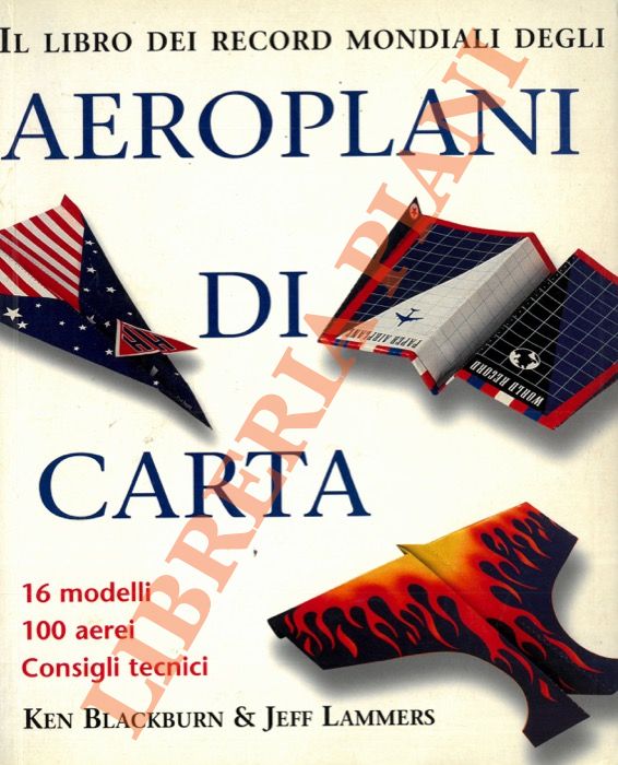 Il libro dei record mondiali degli aeroplani di carta.